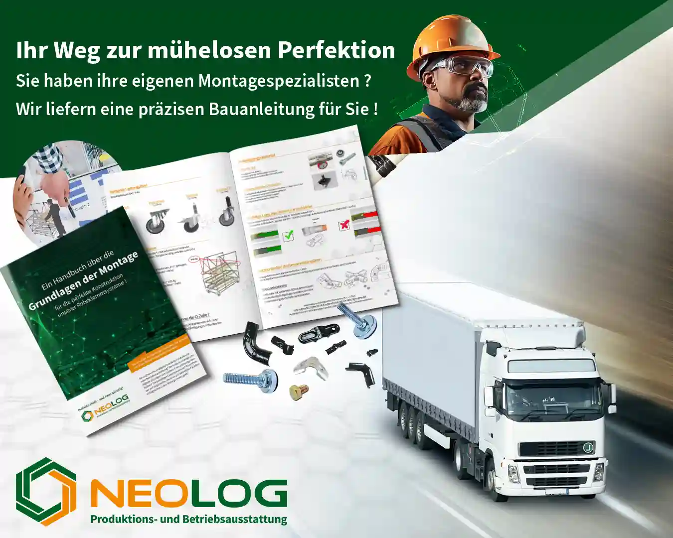 Social-Media Grafikdesign für Neolog mit klarer Typografie